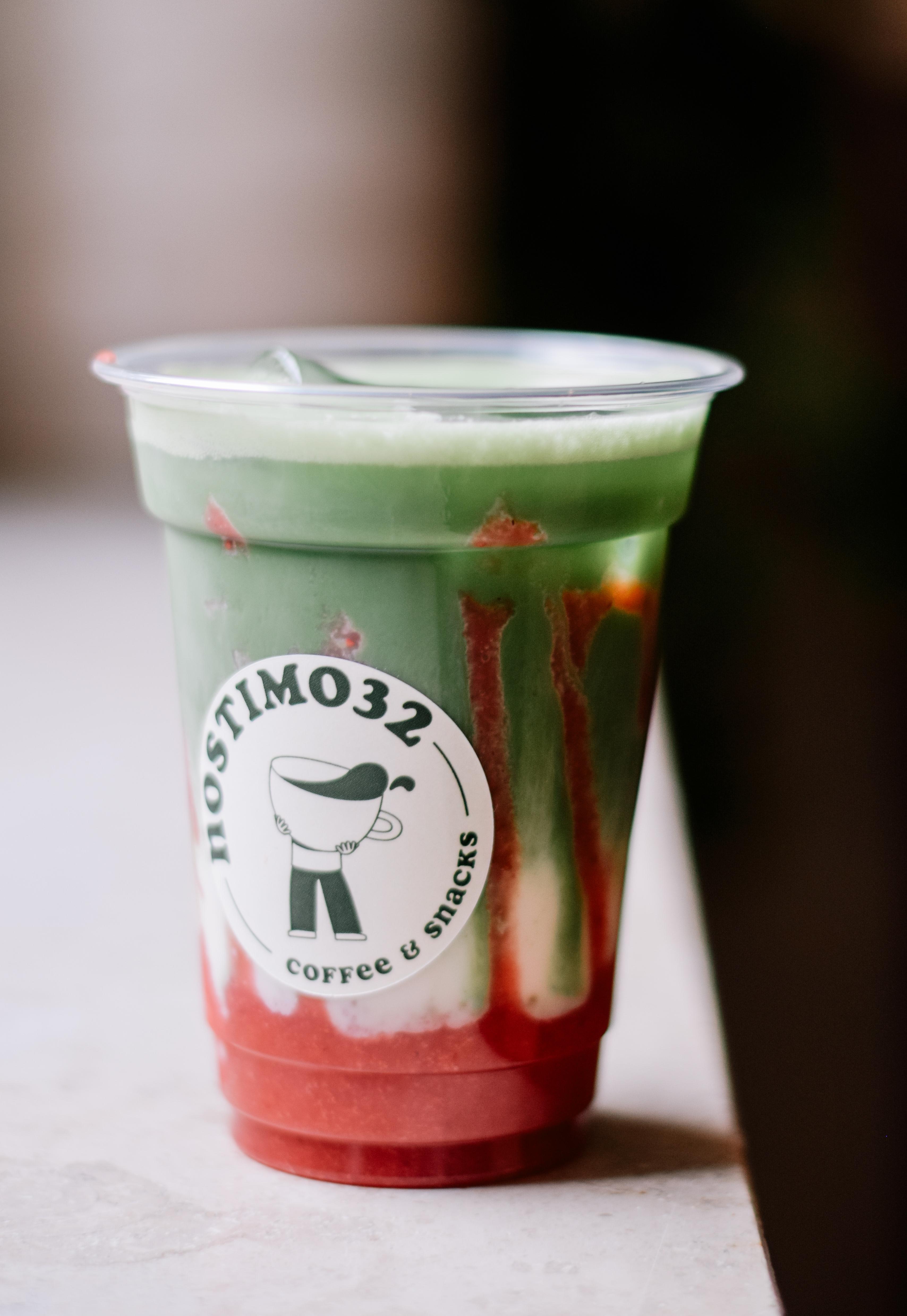 Iced Strawberry Matcha